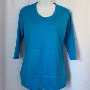 Under Armour All Seasons Gear Turquoise Top size Medium